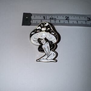 Mushroom Woman Pin Brooch